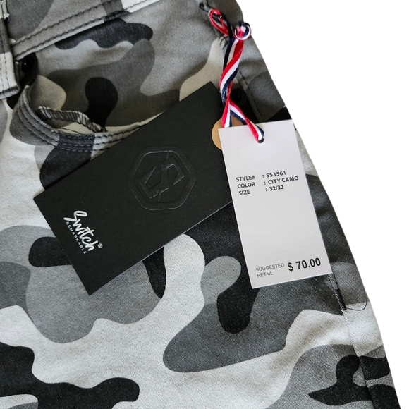 Camouflage Slim Taper Fit Jeans - Picture 3 of 11